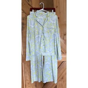 NWTs PJ Salvage Colorful Print Pajama Set, Size Small, Floral, Super Soft